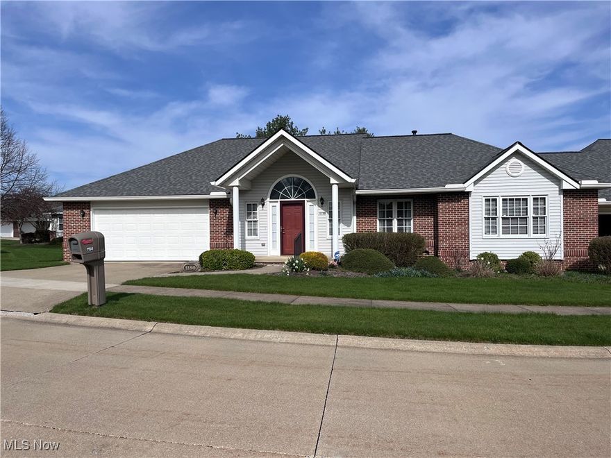 Looking for a 55+ community? Don't miss out. Beautiful setting in this 2 (possible 3) bdrm 2 1/2 bath condo located close to shopping and highways but away from hustle and bustle. A vaulted ceiling sun porch overlooks a serene pond with fountain and just outside a deck is waiting for you to relax with morning coffee or an evening cocktail. This spacious condo features vaulted ceilings, custom cabinetry and granite countertops in the kitchen along with lg walk-in pantry, planning desk and spacious eating area. The master bdrm is complete with spacious WIC and full btrm w/ oversized shower. 2nd bdrm features 2 dbl closets and the den/office can easily be used as a 3rd bdrm. The 2nd full bath features a whirlpool tub. The full size bsmt has a workbench, utility tub, water softener (not currently used) and plenty of shelving for storage. The oversized 2 car att garage has a wheelchair ramp, storage shelves and work bench. You'll find the laundry on the 1st flr as well. Grab your favorite realtor and check it out before it's gone.