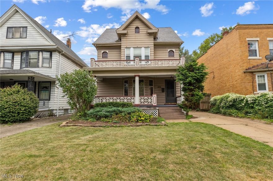 Welcome Home!  Move right into this well maintained and updated colonial, brimming with loads of natural woodwork and Charm.  Enter into the spacious first floor living room with a gas fireplace to enjoy reading your favorite book or watching your nightly show. Connected is the open formal dining area with loads of natural light, original woodwork including a window seat that overlooks your very own deck. The kitchen features a very large island and updated cabinetry. The second floor features three spacious bedrooms and a full bath. The Master Suite is currently on the second and third floor with a 3rd floor master bath and closet.   Your own private oasis awaits in the rear yard that has been updated for hosting outdoor gatherings. A three car garage with extra storage finishes this wonderful home. A perfect location that is walkable to Edgewater Park, grocery stores, retail, and entertainment.
