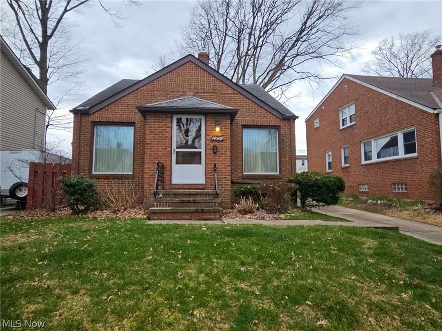 Fantastic West Park Brick Bungalow.Meticulously maintained for many years. Offers Two bedrooms on the first floor with large master on the second level with a sitting area and perfect place for an office or study area . Gorgeous living and dining room with new carpet & freshly painted. Updated kitchen with appliances included. Large open basement with full bath & plenty of room for rec area and storage. Many recent updates including New HVAC 10/23, painting, carpet, window treatments and more.  Desirable location in the Heart of West Park close to shopping, Metro Parks and freeways.