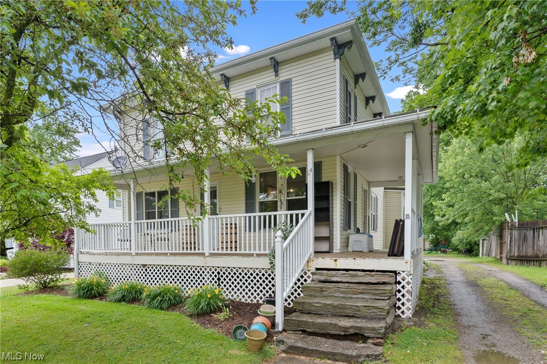 Charming five bedroom home located in the heart of Orwell! What used to be a multifamily home is now being used as a single-family home, switching back to a multifamily is as simple as putting up a small wall. Live in one unit, rent out the other to help pay for your mortgage. This home has two kitchens, two living areas, and two full bathrooms. Also has two furnaces(both serviced in the fall of 2022), two hot water tanks and two electric meters. Large front porch leading out to sidewalks that are close to shopping, dining, etc. Call today to schedule your private showing to see al this home has to offer!
