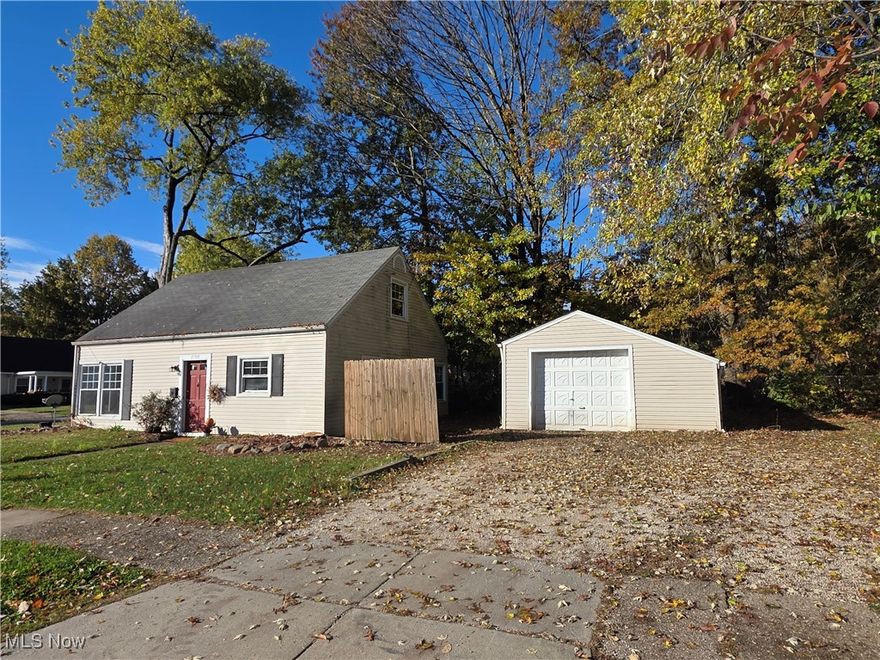 This spacious 4-bedroom, 1-bath Cape offers endless potential for an investor or first-time buyer ready to make it their own.  Eat-in kitchen with laundry.  With a little TLC, this home can truly shine!  Enjoy the oversized yard (unique to this property) - perfect for entertaining, gardening or relaxing outdoors.  Hot Water Tank (2024).   Wonderful location - just a few steps from a school and shopping.  Oversized one car detached garage.  Priced to sell.