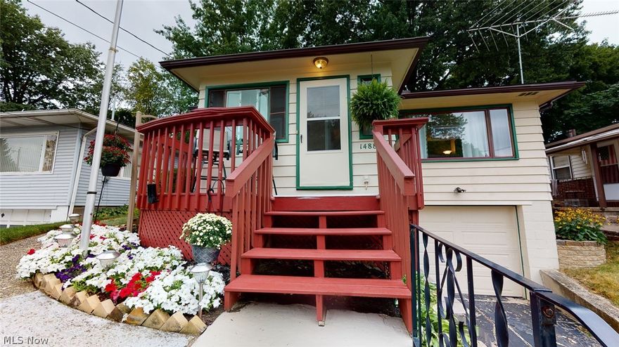 Absolutely the most charming and loved home you can buy on the market today. Akron beautification award winning picture perfect to call home. This home has been loved and very well maintained, it is all up to date ready to buy call the movers and schedule your date. Darling front porch, nice back yard with a picnic table and fire ring.2 bedrooms and 2 full baths, kitchen has newer counters with plenty of storage and nice hard wood floors. Comfortable and an easy home to take care of with brand new 2 full bathrooms with recessed lighting, Roof and gutters 2019, Hot water tank 2-2020, New interlocking retaining walls 2017 and the list goes on be sure to put this darling home on your must see list if you are in the market to buy. Ones like this don’t come along very often.