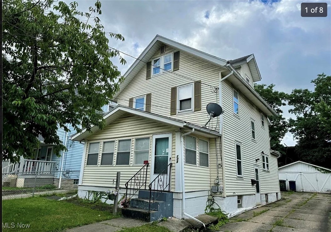 Welcome to this beautifully remodeled 3-bedroom, 1 1/2-bathroom home, perfect for those seeking comfort and style. This charming property also features a finished attic, offering versatile extra space for your needs. Enjoy your mornings on the enclosed front porch and unwind on the enclosed back porch, ideal for relaxation and entertainment. Don't miss out on the opportunity to make this lovely house your new home!