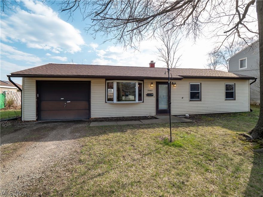 Calling all investors…are you looking for your first investment property or a new project to work on? Look no further than this 3 bedroom, 1 bathroom ranch on 0.25 acres in a great North Ridgeville location. This home has major updates and is just waiting for a makeover. Centering the home is the family room and nice sized eat-in kitchen. Bedrooms and full bathroom are on one side while the attached garage and mudroom are on the other. Slab foundation allows for easy first floor living. Outside, the sprawling backyard has a brand new shed perfect for outdoor tools and toys. Money saving updates include roof 2018, hot water tank 2019, boiler 2020, air conditioning was added. Convenient location is just minutes away from the Turnpike and I-480. Come see today!
