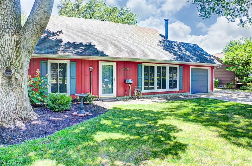 Welcome to 3387 Pendleton!  Located in the highly desirable "pool neighborhood", this home is in MOVE IN condition!  Everything you need is on one floor.  (Bed, Bath, Laundry, Living Room and Kitchen) A beautiful fireplace greets you as you walk in the door. Large windows in the living room and dining room provide great lighting. Kitchen has stainless steel appliances and quartz countertops. Large windows over the sink offers a great view of the fenced back yard! The first floor laundry has a door leading to the back yard.  The dining room can easily be converted to a fourth bedroom.  The nice sized bedrooms feature laminate flooring.  Upstairs, you'll find a quiet little space, perfect for an office.   The landscaping in the yard features mature trees and bushes.   Come see this very clean home and make it yours.  Pool fee is optional.