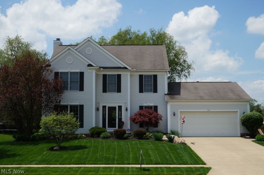 Beautiful four bedroom,two full, two half bath Colonial in desirable Denshire Village!  The original owners of this home have lovingly cared for this home - and it shows! The eat in kitchen includes a newer dishwasher and microwave, a great bar counter, and TWO pantries! There is also a formal dining room when needed!  A first floor family with fireplace PLUS a wonderful finished lower level, give ample space for living and entertaining! Of course you have a 1st floor laundry! Four nice sized bedrooms up. The master bedroom has a walk in closet and convenient master bath attached. The master bath has double sinks, shower,and garden tub! The outside of this home is just as lovely! Nicely landscaped with perennials, an irrigation system,and a new 12x 8 unilock imported Canadian paver patio!  There is also a private 16x23 deck, with Sunsetter awning system! Your new home awaits!