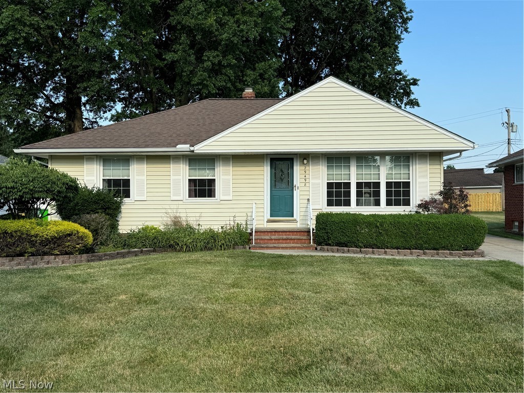 Move-in ready and meticulously cared for by its one and only owner, this delightful 3-bedroom, 2-bathroom ranch in desirable Wickliffe won't last long! Spread across 1,092 square feet on one easy-to-maintain level, this charming home boasts gleaming hardwood floors and custom window treatments that add a touch of elegance. The kitchen is well-equipped with laminate flooring for easy cleaning. Peace of mind awaits with a recently replaced roof in 2022 and a comprehensive home warranty for added security.
Â
The finished basement offers a haven of possibilities! Imagine unwinding in one of the two full bathrooms, tackling laundry in the dedicated laundry room with plenty of storage, or creating the man cave or she-shed! of your dreams in the spacious rec room. Step outside to your beautifully landscaped yard, perfect for entertaining on the covered patio. Behind the spacious 2 car garage, discover the ideal spot for your flourishing garden on the expansive .22-acre lot, a rarity in Wickliffe! With ample space both inside and out, this home is perfect for your growing family. Don't miss your chance to own this gem - schedule your showing today before it's gone!