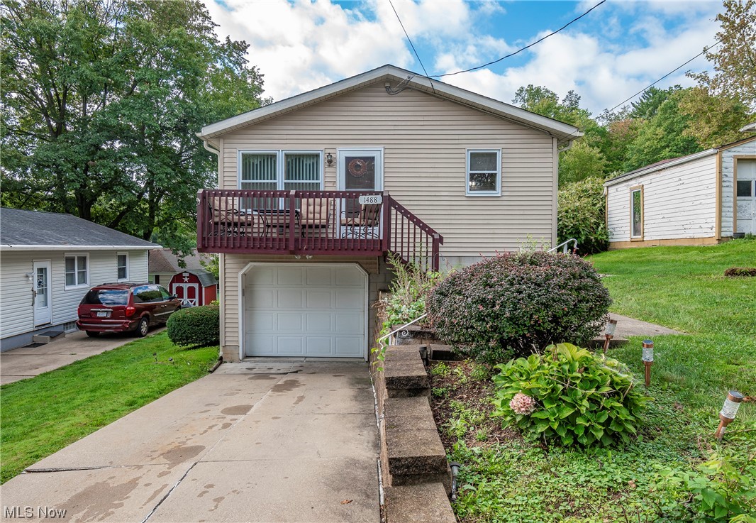 Welcome to 1488 Woodbirch Avenue! Don't miss this 3 bedroom, 2 bathroom raised ranch. A great home or investment opportunity! The main level boasts a spacious kitchen and a living room. Large dinette sits off the kitchen and offers extra space for a breakfast bar. Three bedrooms and one full bathroom round out the main level. New 2023 luxury vinyl throughout. Extra space for a rec room is located on the lower level along with plenty of storage space and walkout access to the one car attached garage. HWT 2022, furnace/ac 2016, garbage disposal 2021. Don't let this home get away. Schedule your private viewing today!