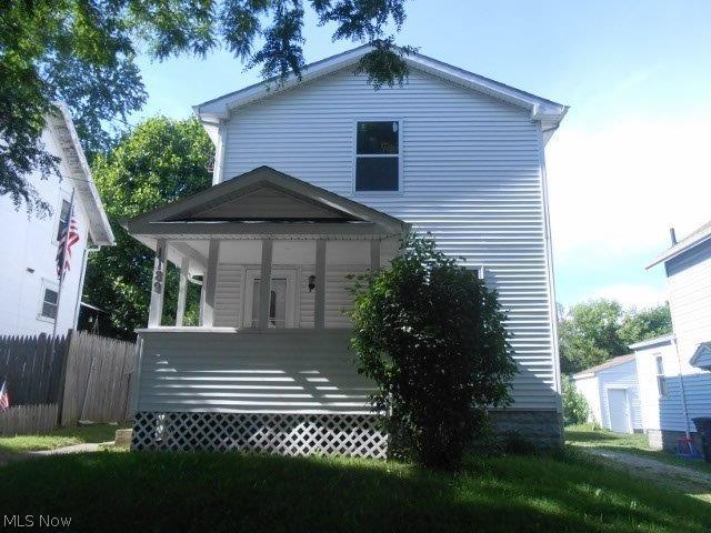 Case #:412-530814. HUD Homes are sold AS-IS. Ask agent for details and instructions to place a bid. This spacious historical colonial is just waiting to be a home again! With many updates already completed and others started, bring your imagination and just picture your personal touches to making this a beautiful dream home. At this price you can afford to finish the updates and add your own personal touches. Go from the covered front porch into the spacious living room with fresh paint and laminate wood floors. The beautiful kitchen has plenty of storage and updates including flooring, cabinets and counter tops. Both bathrooms have been updated with a shower only in downstairs bath and a jetted tub with shower upstairs. Go out the back door to the deck that leads out to the patio and shaded backyard. What are you waiting for? Schedule your showing today!