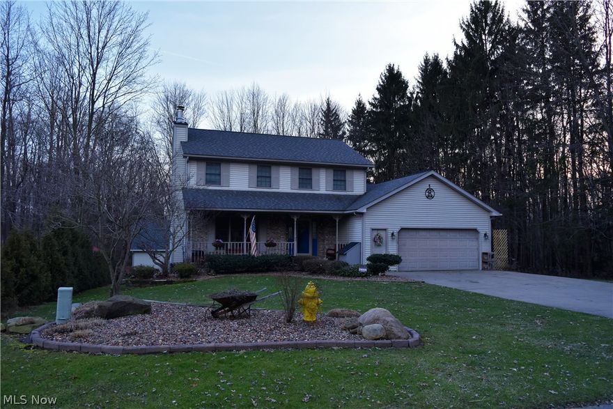 We know you have been waiting patiently.......Don't hesitate to schedule your showing appointment because this home will NOT wait.  Situated on a quiet private lot is this spacious three bedroom three bathroom home that will not disappoint. Home has many features including walk out basement, additional 2 car detached garage with a large finished room above. Home has a large kitchen with ample storage space and tiled backsplash, first floor laundry, large master bedroom, finished basement, outdoor trex deck, 4 car total garage with concrete drive, tilt in windows, and better yet located in Weathersfield schools! Home is turnkey with all the bells and whistles! Welcome Home!