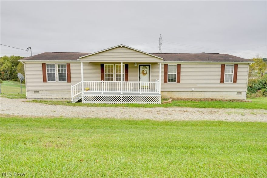This three bedroom, two bath home is one you do not want to miss! Located in a country setting this open concept home has many great features including a back deck, fenced in backyard, a full basement and a two car detached garage with concrete floors and electric. The bedrooms offer ample space and large amounts of storage. And the master bathroom is a perfect spot for relaxation in the large tub! Enjoy the spacious kitchen that has a large sliding door and window overlooking the backyard or spend time in front of the fireplace in the large living area. Call today to schedule a private showing!