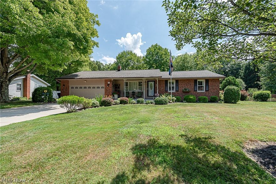 Welcome home to this charming ranch style home in Copley! This delightful home features a family room with a fireplace, three large bedrooms, and a fully fenced-in backyard. All that is missing is you! Hardwood floors flow through the living room, which is open to the eat-in kitchen. The family room features ceramic floors, a cozy fireplace with a brick accent wall, and doors that open to the back deck. You are sure to love the master bedroom, which boasts hardwood floors, a walk-in closet, and a beautifully updated en suite bath. Two additional bedrooms with hardwood floors and a second full bath complete the first floor. The full lower level includes a spacious recreation room, a convenient laundry room and ample storage space. Outside, you are sure to enjoy summer meals on the deck, which overlooks a lovely fully fenced-in backyard with a fire pit and a storage shed. Located off of Jacoby Road, this home is just minutes away from area shopping and dining destinations, parks and schools, very convenient to I-77. Do not miss out on this opportunity to own a beautiful home in a prime location!