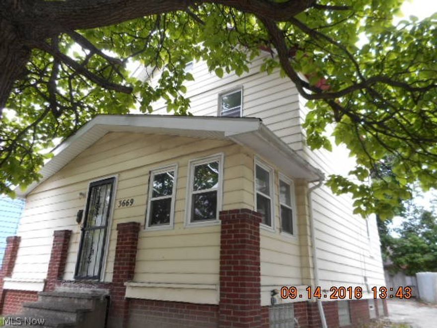 Colonial home with decent curb appeal, enclosed front porch good for storage or mud room, many windows replaced, updated electrical panel, glass block windows in basement but everything else needs updating. Full reno but straightforward, ideal investment property and good rental potential for the price!