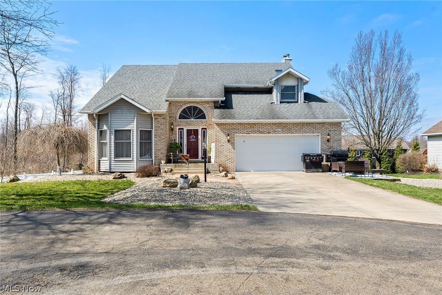 Welcome to this 4 bed, 4 bath home in Jackson Twp with finished walk-out basement and fenced yard with inground pool located on dead end street. As you walk in the 2-story foyer you will notice the natural light coming in from the living room. The home offers ample space for entertaining with formal dining room, the additional space of family room, and rec room in lower level. The kitchen has been upgraded in 2020 with new dishwasher, oven, cooktop, microwave and wine fridge, garbage disposal and sink in 2025. Carpeting in living room, stairs, and 2nd floor in 2024. LVP flooring on main level 2020 and in basement 2019. Roof in 2019. Electric upgraded to 200 amp in 2019. Basement bathroom refreshed in 2026. Pool has new pump and sand filtration in 2025. New pool cleaning robot and skimmer robot convey. All mounted TV's convey. Additional fridge in rec room wet bar conveys. In screened patio area off walk-out basement you will also find a recessed hot tub for your enjoyment.