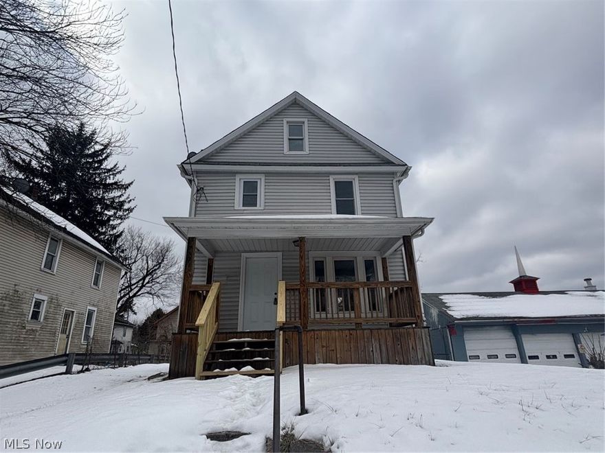 Updated colonial home featuring 3 bedrooms and 1 full bath. The first floor offers new laminate flooring, while the second floor has brand new carpet. The finished attic provides additional living space and can be used as a 4th bedroom, office, or flex space. The home also includes an updated kitchen, a dining room, a completely renovated bathroom, and a new furnace. Enjoy a covered front porch, back deck, and a full basement for extra storage. Move-in ready with many recent updates throughout.