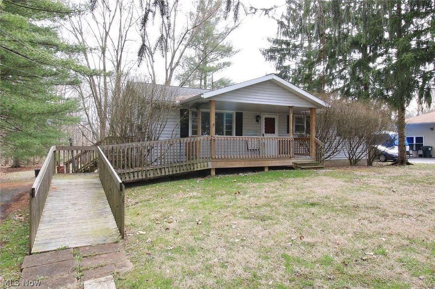 3 bedroom 1 bath ranch home on a quiet street in West Muskingum School District.  New flooring in kitchen, living room and bath.  Original hardwood floors in all bedrooms. Laundry hook up on main floor and also in basement. 2 car detached garage with lots of storage space in attic.  Needs a little TLC, but with some personal touches, could be exceptional.