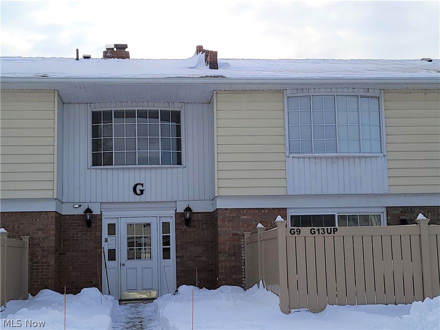 Why rent when you can buy for cheaper! This condo has single floor living on the second level. It has two bedrooms, one full bath, a large living room, and spacious dining area. New vinyl plank flooring in living room and dining room, new carpet in bedrooms, all walls have been freshly painted, the kitchen has a new refrigerator, new microwave oven, new countertops and cabinets. The complex has beautiful landscaping. A designated carport with private locker and a clubhouse for parties for a small fee. Great Mentor location, close to the Great Lakes Mall and Garfield Park right across the street. The maintenance fee includes water and gas heat! Agent owned.