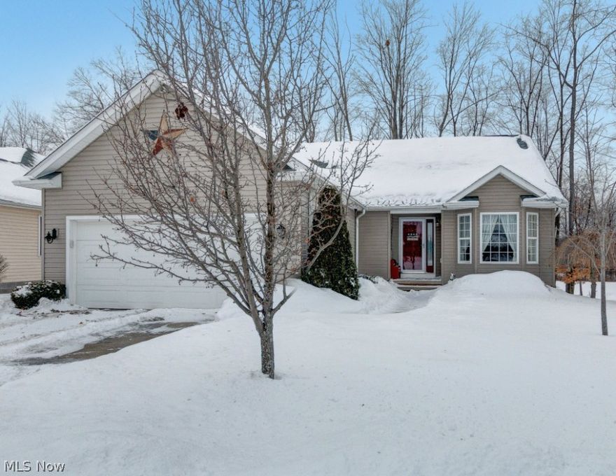 Much, much, much larger than appears on drive-by!  Beautiful Ranch home boasting 4 bedrooms with possible 5th. Vaulted ceilings, large kitchen with plenty of cupboards and counter space, pantry,  breakfast bar and adjoining hearth room with gas fireplace, large eating area and sliders to rear deck. Formal dining room, master suite, full bath, 2 additional bedrooms, 2nd floor loft and 1st  floor laundry complete the main level of living in this fabulous home. Full walk-out basement includes large Recreation room with sliders to private patio overlooking pond, 4th bedroom and roomy office . Utility area of basement includes workshop area and plenty of storage.