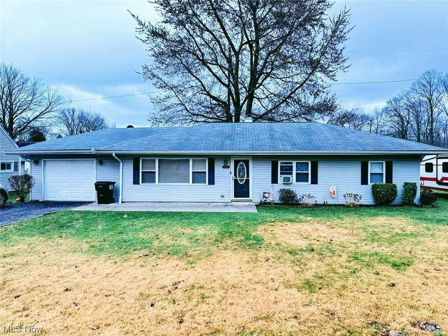 Situated in a very sought after area. Pride of ownership speaks loudly with this meticulously maintained ranch style home. Upon entering you will love the soft palette of paint colors, light honey brown laminate flooring and the flow from one room to the other. Living area has an oversized picture window which allows an abundance of sunlight.  Cozy dining area where many family memories were made has a slider leading to the two-tier deck. Great for entertaining guests. For the culinary enthusiasts the kitchen has plenty of cabinetry and countertop space for creating all of your favorite recipes. All appliances included. Conveniently located is the laundry area. All three bedrooms are very spacious and offers plenty of closet space. The full bath has recently been updated with a modern vanity and flooring. More great features include additional half bath and a very deep attached garage. The garage can easily fit two vehicles behind each other. Stone's throw away from beautiful Lake Erie, fine dining and freeway access. This beauty needs its new owners. So, check this one out!