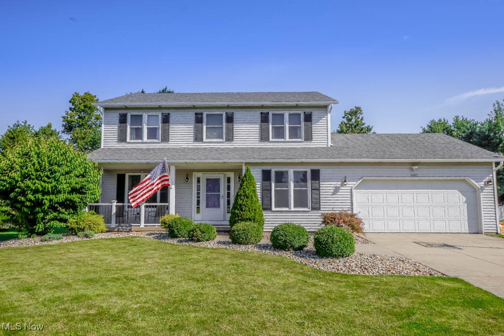 Don’t miss this well maintained colonial in the sought after Meadowood neighborhood! With over 3000 square feet including the finished lower level, 3 to 4 bedrooms, and 3.5 baths, there's plenty of space for both everyday living and entertaining. The center hall layout features formal living and dining rooms just off the foyer, while the family room with a gas fireplace opens to the eat in kitchen. You'll love the recently updated quartz countertops, herringbone tile backsplash, refaced cabinets, and stainless steel appliances. A sliding door leads out to a massive deck and brick paver patio overlooking the tree lined backyard.
Down the hall, a guest bath and mud room are conveniently located near the attached two car garage with a workbench and attic storage. Upstairs, fresh carpet runs through the bedrooms, including the master suite with a wardrobe, walk in closet, and remodeled en suite with a double sink vanity, glass enclosed shower, and its own washer and dryer that stay. The two secondary bedrooms, one with a double closet and one with a walk in closet, share an updated full bath with a tub and shower combo.
The lower level was made for entertaining with a rec room and wet bar, plus a convenient full bath and a bonus room that works well as a guest bedroom or home gym. A newer roof, windows, and furnace add to the appeal, along with a prime location in highly rated Twinsburg Schools, just minutes from parks, shopping, and dining.
Call today to schedule your showing!
