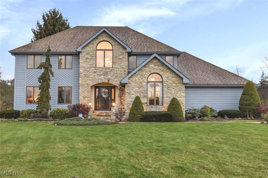 This luxurious home in Hinckley, Ohio, welcomes you with a stunning two-story foyer bathed in natural light, creating an inviting and grand entrance. From here, the spacious front family sitting room flows effortlessly into the formal dining area, setting the stage for elegant gatherings and everyday comfort. The main floor also features a refined office with French doors and gleaming hardwood floors, providing a perfect space for work or study. The gorgeous, updated kitchen is a chef’s dream, showcasing granite countertops and modern finishes that open into a cozy family room. This inviting space boasts cathedral ceilings, two skylights, a full brick wood burning fireplace, and a wet bar—ideal for entertaining family and friends. An updated full bath and main floor laundry complete this amazing main level! Upstairs, enjoy new carpet throughout! Just wait...the luxurious master suite impresses with soaring ceilings and a large walk-in closet. The updated master bathroom offers quartz countertops, a double vanity, a soaking tub, a walk-in shower, and a charming bay window that fills the space with natural light. Two additional generously sized bedrooms with ample closet space complete the second floor. The fully finished basement provides abundant room for recreation and entertaining, featuring a dry bar with granite countertops, a full bathroom, an egress window, and excellent storage options—perfect for games, gatherings, or relaxing downtime. 4th bedroom? We've got it too! A large 4th bedroom completes this lower level. Outside, the home sits on a sprawling 1.15-acre lot with a three-car garage and a stunning saltwater inground pool. The large trex deck offers an ideal spot to enjoy morning coffee or watch sunsets while the kids and family play, creating an exceptional outdoor living experience that complements this elegant and spacious home perfectly.