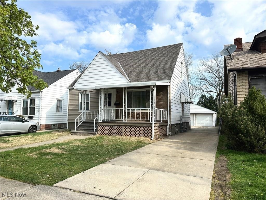 Completely Renovated Cape Cod in Euclid!
Welcome to 22681 Coulter Avenue – a beautifully updated 3-bedroom, 1.5-bath Cape Cod offering 1,262 sq ft of living space. The spacious living room features new flooring and a large picture window that brings in plenty of natural light. Enjoy cooking in the updated eat-in kitchen with brand-new cabinets, lighting, flooring, and stainless steel appliances, including a refrigerator, dishwasher, and range with overhead exhaust.
Two bedrooms are located on the main floor, both with new flooring, lighting, and closets. The full bath has been completely renovated with new tile, vanity, mirror, and flooring. Upstairs is a private primary suite with new flooring, updated lighting, and a convenient half bath.AC
Additional features include a full unfinished basement with washer/dryer hookups, a detached 2-car garage with side awning, and a partially fenced backyard. Located in the desirable City of Euclid, this home is move-in ready and a must-see!