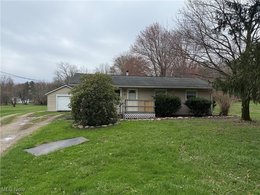 Welcome to 3-bedroom 1 bath ranch home on approx. 2 lots with 3 acres.  A must see to appreciate.