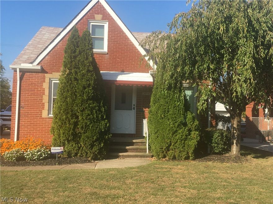 This cozy Cape Cod is move-in ready and has been well-maintained over the years.  There are two bedrooms on the main floor and one larger bedroom upstairs. The bathroom has a new toilet, sink and plumbing. The entire interior of the house was painted in 2016. There are hardwood floors in the dining room, living room and bedrooms.  There are newer windows throughout and glass block windows in the basement.  The mechanicals are in good working order; the hot water tank was replaced in 2018. The roof is in good shape and tuck pointing was done on the chimney in 2017.  Portions of the driveway and gutters on the garage were done this year.    There is a carport and a small shed in the backyard.  This is not your typical Parma lot.  It's more than a 1/4 acre, with extended useable area behind the garage. There is a park at the end of the street. This house is close to Midtown Shopping Center and the County Library, and has easy access to the highways.