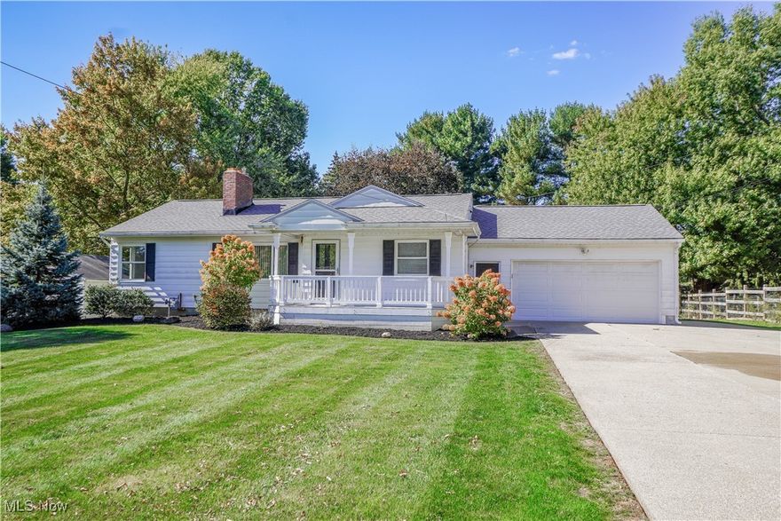 You’ll love the space and updates in this beautifully remodeled ranch in Copley! The open layout connects a light filled living room with a fireplace to the eat in kitchen featuring granite countertops, stainless appliances, an island with counter seating, and wide plank vinyl flooring that continues throughout the space. A nearby family room offers a comfortable spot to gather around the fireplace with a wood stove insert, while a sliding door opens to the patio and private backyard. Down the hall are three nicely sized bedrooms and two updated full baths, including the primary suite with a private bath tucked behind a sliding barn door. The lower level adds even more living space with a rec room featuring new carpet and an open joist ceiling. A two car attached garage and half acre lot make this a wonderful place to call home, conveniently located near parks, schools, and highway access. Make an appointment to see it today!