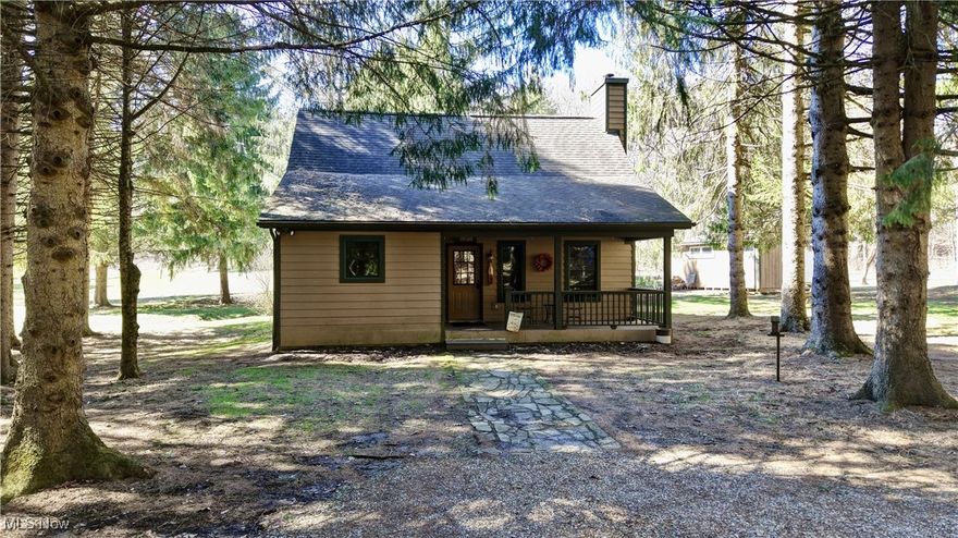 Auction begins ending Wednesday, April 30th, 2024 at 6:00 PM. Parcel 3: 1.75 Acres with Cabin, Detached Garage and Creek. 224’ frontage on TR 351.  The larger cabin provides 1,097 sq. ft. of finished space, including a kitchen, dining area, living room with cathedral ceiling and wood-burning fireplace, a bedroom and full bath on the main level, plus a loft with additional beds and another full bath. A small back deck leads to a private hot tub, and there’s an 18’x24’ detached garage. Each home is all-electric, metered separately, with individual septic systems and a shared well. The lodge and larger cabin are currently used as successful short-term rentals.