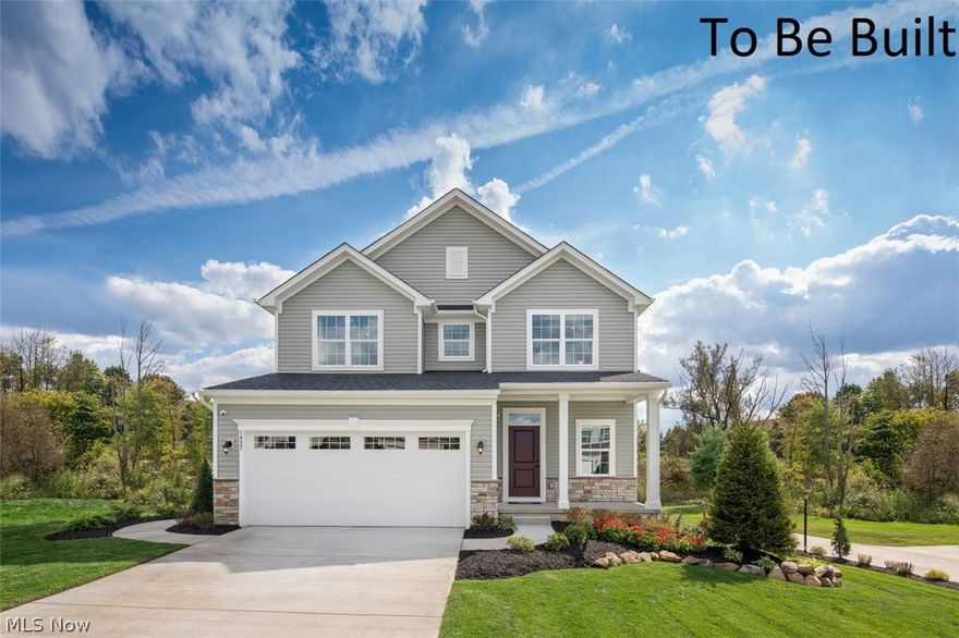 The Allegheny, where busy families can come together just as easily as they can spread out. Step in from your Full Front Porch to a spacious Foyer.  The family entry keeps shoes organized as you come and go. The large family room is open to the dining area and kitchen. Upstairs, there are a total of 4 bedrooms, a laundry which makes chores a breeze. And when the day is done, retreat to the owner’s suite complete with your own luxury bathroom and walk-in closet.  Tons of space in the finished basement and bath! To be built. Photos for illustration purposes only.