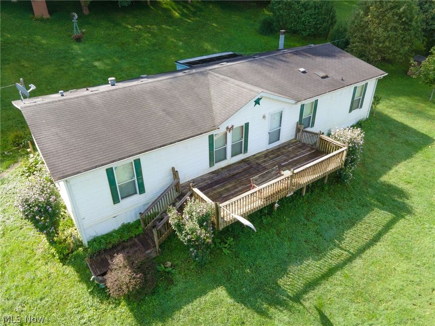 Wooded 22 Acres with 3 Bedroom 2 Bath Modular home attached to concrete piers.  Great for hunting , weekend get a way, or permanent residence...