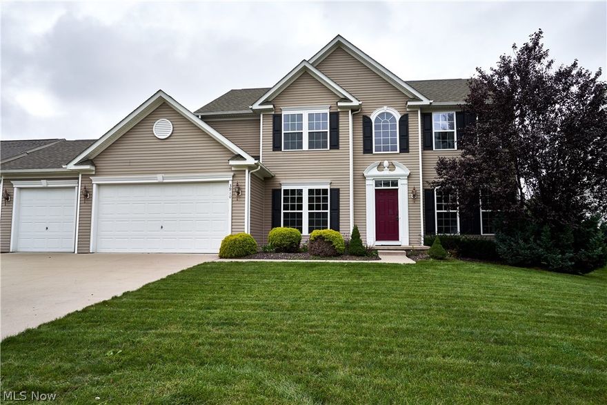 Welcome to this gorgeous colonial that will impress you with its inviting layout and outstanding craftsmanship. Every square foot in this home provides purpose, beauty, and a seamless floor plan, ideal for both family living and entertaining. Enter the two story foyer and be greeted by a formal living room and an office with French doors and a lovely bay window. The dining room, kitchen, and great room offer a fantastic open concept. The kitchen showcases granite counters, stainless steel appliances, a large center island. The great room is a truly relaxing place to unwind with vaulted ceilings and a beautiful fireplace to cozy up to during those cold winter nights.  A first floor laundry room and a powder bathroom complete the main floor. The master suite features double sinks, separate shower, a garden tub, and a huge walk-in closet. Three additional bedrooms and another full bathroom can be found on the second floor. The lower level offers plenty of finished space, including a full