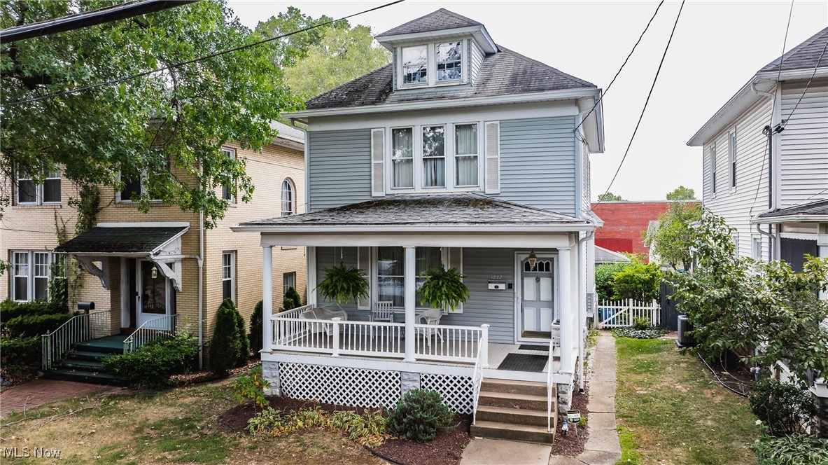 This house if full of character and ready for someone to make it shine. The entire upper-level features hardwood floors and original woodwork, with a master bedroom that includes a walk-in closet. One of the bedrooms has a 10x9 room attached. It's above the screened back porch. The main level has one carpeted room, with hardwood underneath. The kitchen and dining room have built-in shelving, and there are four decorative fireplaces, high ceilings, a full basement, and a screened back porch. The third floor offers potential for additional living space, and there's a detached garage for easy alley access. While the house is in good living condition, it does need a heating upgrade, which limits financing options. We're looking for a cash buyer to bring out the best in this lovely home.