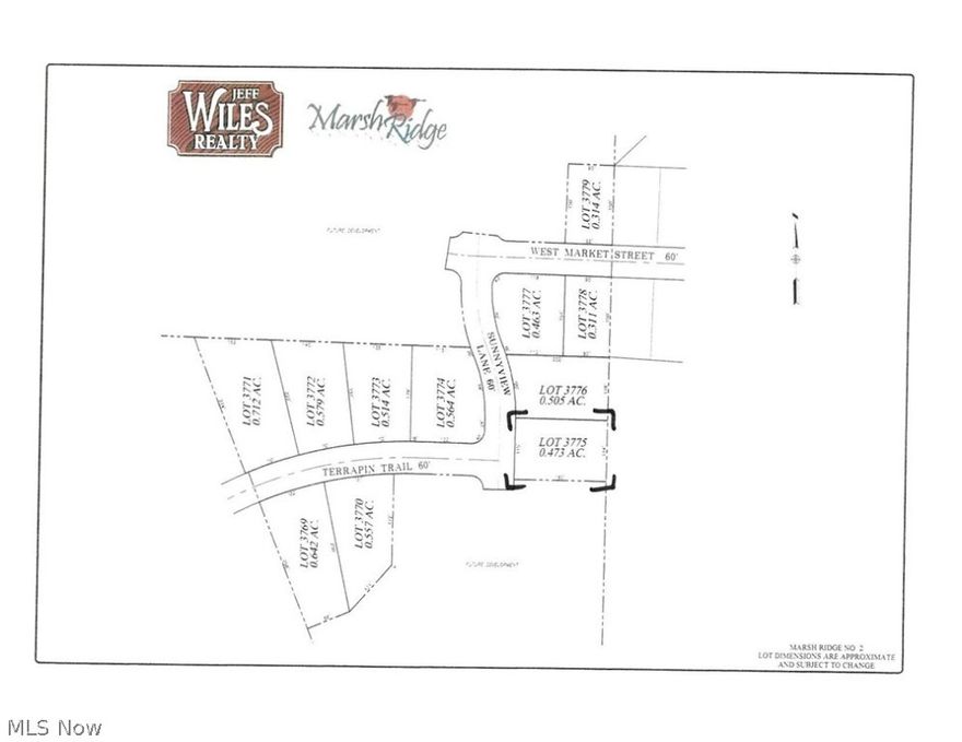 Beautiful Orrville City, fully restricted building lots with all city services and paved streets in Marsh Ridge, Phase II.  Gorgeous west views to enjoy peaceful evening sunsets.  Pick your lot.....pick your own building.