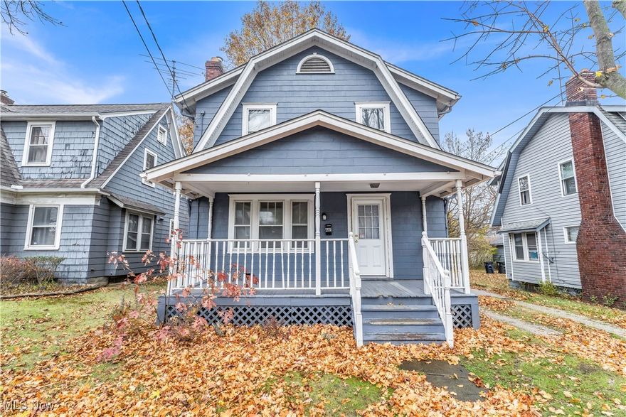 Here’s your chance to invest in a solid property with strong rental or resale potential! A large, covered front porch welcomes you into the home and leads into the spacious living room, featuring newer flooring throughout and fresh paint, providing a clean and updated feel. The dining area flows seamlessly from the living room, perfect for entertaining or family meals. The kitchen boasts newer cabinets, creating a modern and functional space for cooking and meal prep.

Upstairs, you’ll find three comfortable bedrooms and an updated full bathroom, all featuring fresh paint and a move-in ready atmosphere. The full basement offers laundry hookups, additional storage, and utility space, while the backyard includes a detached 2-car garage, ideal for parking or extra storage.

Recent updates include a new roof (2022), furnace (2017), hot water tank (2020), and interior waterproofing, making this home low-maintenance and investor-friendly.

Located in a highly desirable area, this home benefits from proximity to schools, shopping, and convenient access to major routes, making it an appealing option for tenants or future buyers.

Full-service property management is available with dedicated departments for leasing, marketing, and tenant communication. Rehab and construction services are also offered for remote investors. This property won’t last long—schedule your closing today!