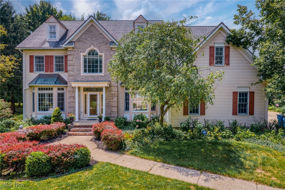 Elegantly Rich with Superior Quality! This Former First Place Award Winning Model Home is
Truly One of a Kind! With Over 4000 Square Feet of Living Space, You’ll Love the Two Story Foyer with Amazing Library to the Right. Office French Doors Open to the Cherry Built-ins, Gorgeous Beamed Ceiling and Bay Window. Entering on the Left, A Bayed Living Room with Lots of Windows and Light That Opens to the Huge Bayed Dining Room That Overlooks the Backyard. Enter an Elegant Oak Kitchen with Crown Molding, Granite Island with Extra Sink, Stainless Steal Appliances Including Double Wall Oven! Pendant Lighting and Enormous Window Over the Sink. Large Eating Area with Sliding Glass Doors Leading to the Three Season Room. Off the Kitchen is a First Floor Laundry Room with Sink and Lots of Storage! Now Welcome to the Grand Great Room with Mile High Beamed Ceilings and Recessed Lighting! Skylights, Amazing Fireplace with Surround and Built-ins as well. Wet bar and Two Half Bathrooms Finish the First Floor. You’ll Find Two Staircases to Take You Up to the Second Level.
The Primary Bedroom is a Relaxing Retreat with Ensuite Including a Large Jetted Tub, Walk-in Closest, Separated Shower and Toilet. The Next Bedroom Also Enjoys Ensuite as well. Two Other Large Bedrooms Share a Large Jack and Jill Bath with Double Sinks. The Bedroom Enjoys an adjoining an Office Area with Minifridge or Sitting Area with a View of the Great Room! Downstairs Basement is Partially Finished for More Room to Relax! Great Deck Outside Overlooking Large Flower Garden! This Home Has So Many Extras Including a Three Car Garage with Extra Storage Room, and an Eight Zone Irrigation System! The New Roof was Installed in 2019, New Driveway in 2020, New AC in 2022, and Furnace and HWT are about 10 Years old. It’s Rare to Find This Kind of Quality and
Superior Craftsmanship with so much Beauty! This Home Sits on More than Half an Acre Fenced in Corner Lot with Many Trees Surrounding It!