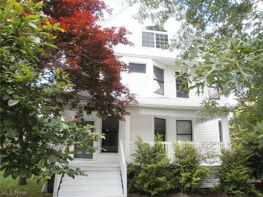 Enjoy this Victorian Home with a Carriage House in the back and plenty of parking.  From the Original Character to the Beautiful Woodwork, Wood floors to 2 staircases to the 2nd level then private steps to the 3rd level(attic). This Charming Victorian home has a wrap around covered-freshly painted porch coming off a newly poured cement walkway. Entering through the solid-wood front door into the foyer area which opens to rooms once used as a parlor, Front music room, Library all having massive-solid wood pocket doors( 2 rooms with original fireplaces). A remodeled oak kitchen with pantry, laundry area with all appliances and a formal dining room with gas fireplace and butlers pantry.  Full bath with built ins and stunning tin ceiling.  The second level has 5 gorgeous fully furnished bedrooms and 2-additional full bathrooms (1-having another stunning tin ceiling too).  TWO of the bedrooms has fireplaces in them also.  The 3rd level has completed flooring with much Opportunity.  There ar