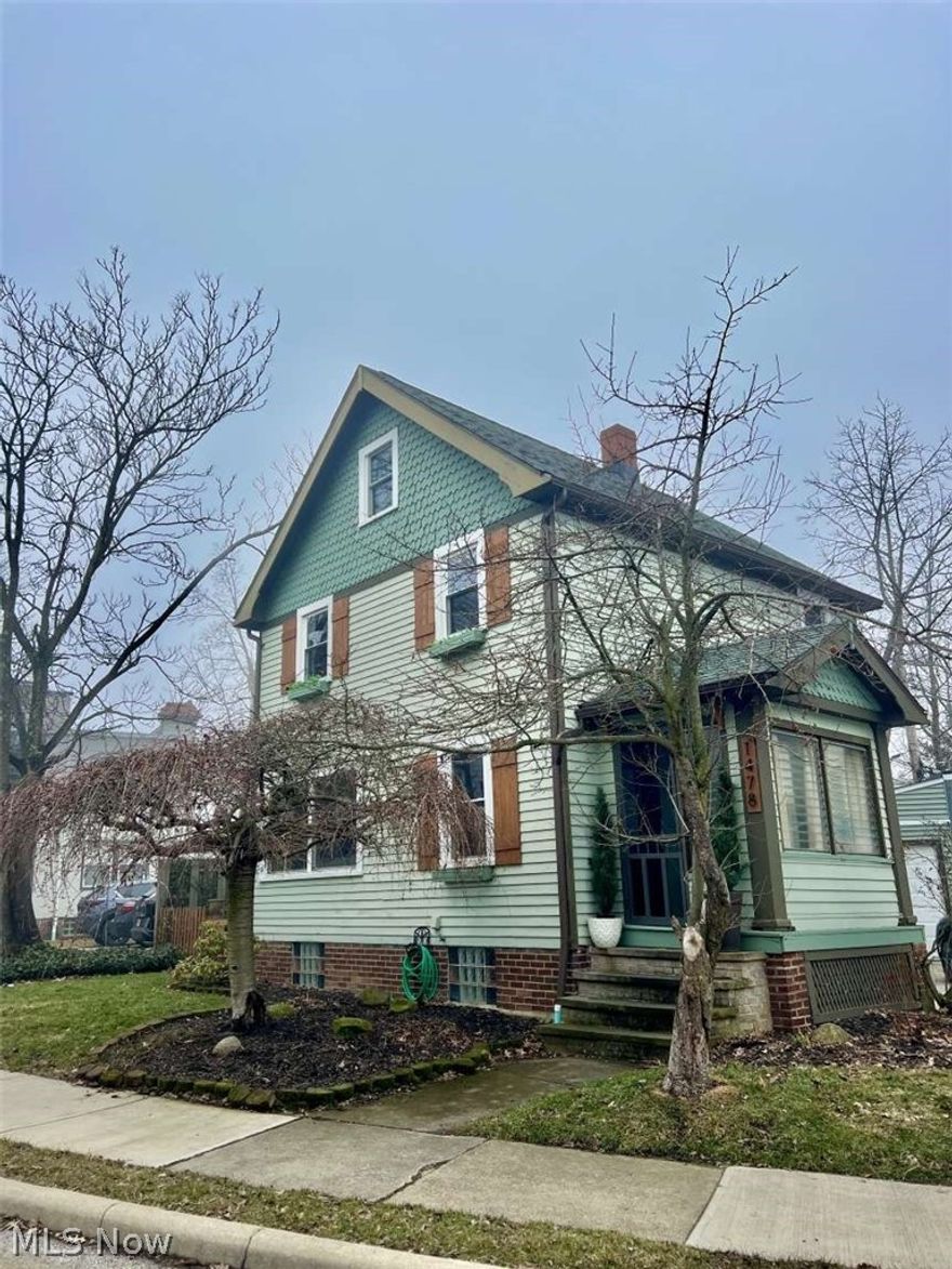 Welcome to this beautifully updated home on the west end of Lakewood, where classic charm meets thoughtful modern improvements. Located on a quiet residential street just minutes from parks, schools, and the vibrant shops and restaurants along Detroit Avenue, this move-in ready home offers both lifestyle and peace of mind.
Major mechanical and structural updates have already been completed, including newer roof and windows (2019), new hot water tank, and a professionally inspected foundation with the western wall fully excavated and reinforced in 2021. A new driveway (2021) adds curb appeal and functionality.
Inside, you’ll find a renovated kitchen with all new appliances and a beautifully updated bathroom. Natural light flows throughout, complementing the home’s original character and creating warm, inviting living spaces.