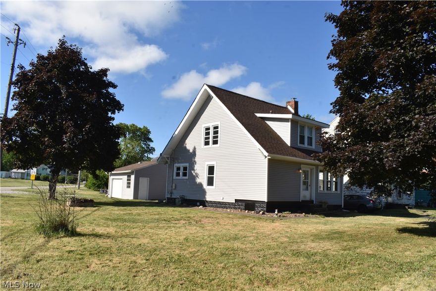 Beautifully renovated home in Saybrook Township on a corner lot! This 3 bedroom home features 1 main level bedroom, 2 bedrooms and a full bath upstairs, and a bonus 3/4 bath in the partially finished lower level! Additional highlights include the kitchen with granite countertops, ample cabinet space, tons of storage throughout the home, and more! This lovely home has been painted throughout, newer carpet installed, updated bathrooms & an updated electrical panel. Seller is including a 1 year home warranty with acceptable offer!