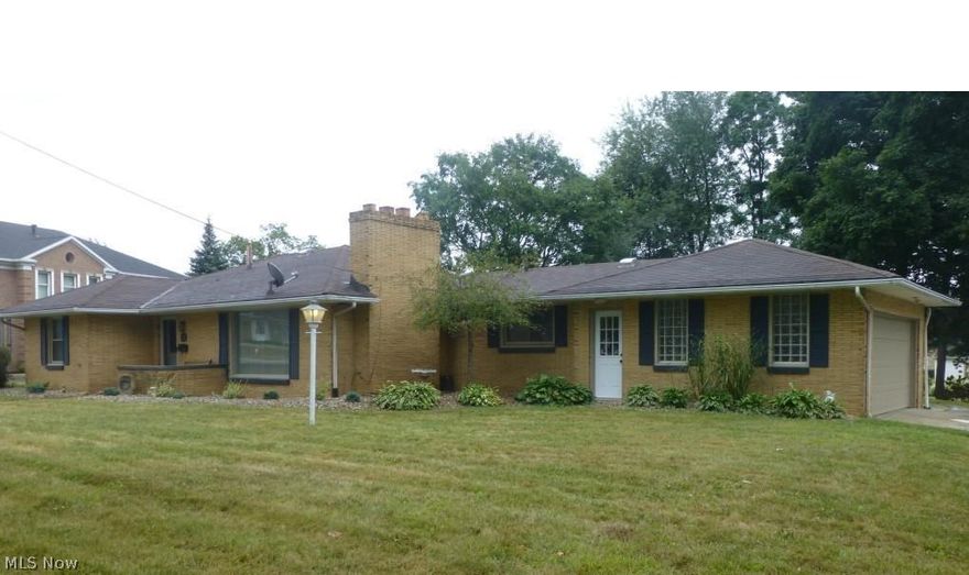 Welcome home to this charming, all brick ranch in North Canton school district.  Loads of natural sunlight, bright and cheery kitchen, beautiful hardwood floors, 3-6 ft inground pool, 6 ft privacy fence, and lots of updates are sure to make you want to stay forever.  Updates include: glass block 2014, electric 2014, kitchen cabinets/counters/tile 2014, window treatments.  All appliances, including washer, dryer and extra freezer included!.  Seller is moving down South, so feel free to make an offer on other items in this fantastic property!