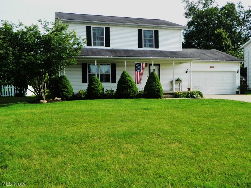 A beautiful move in condition 3 bedroom colonial with 2 1/2 bath. This homes offers an oversized kitchen with plenty of cabinets for storage and cooking. Other features are the convenient first floor laundry room, formal dining with slider to lead to a large 12 x 29 x19 deck for family entertaining, master bedroom with full private bath, spacious bedrooms can accommodate your furniture, all closet with closet organizer,  partially finished basement(needs some finishing..ceiling and some drywall)  makes a great space for children's rec room and or office- still leaving additional storage space for all of those decorations. Many updates in past 10 years include garage door opener, electric, plumbing, bath and kitchen fixtures, flooring, hot water tank, 10 x 10 storage shed, and kitchen cabinets. Great home at a great price with the convenience of the expressway just miles away.