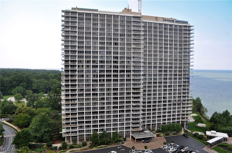 #705 - Rarely available northeast corner in fabulous Winton Place!  Sweeping Lake Erie water views and downtown skyline light display from your wrap around balcony with floor to ceiling windows.  Stunning three bedroom converted to large two bedroom (The wall may be easily added to convert into three bedroom). Gleaming hardwood floors throughout the entire suite.  Partially open granite kitchen with stainless steel appliances.  Remodeled bathrooms.  One deeded garage space #W13 included, along with one storage locker.   Winton Place offers 24 hour reception/security.  Fitness center.  Indoor pool with outdoor sunning area and gas grills.  Party Room.  Barber Shop.  Hair Salon.  Laundry facilities.  Party room.  Tennis courts and more!