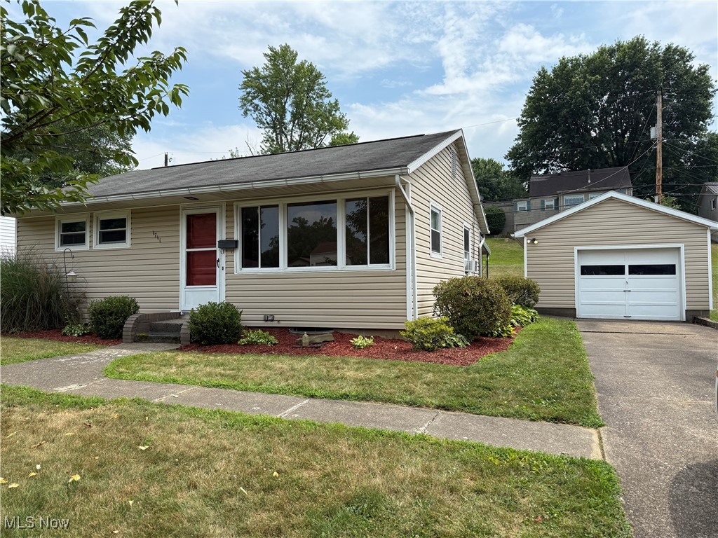 Welcome to 1711 Adams St, Coshocton. This lovely 2 bedroom ranch offers a full basement with shower and utility sink along with a covered back porch and one car detached garage. The owners had the wood floors refinished and are replacing the front picture window. This home is perfect as a starter home or for those looking to downsize.