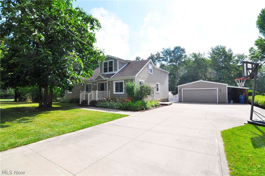 Welcome Home to 4723 S Hametown Rd!! Located in the Norton City School district and close to Silver Creek State Park this home has all the updates and space you have been looking for!! Located on a gorgeous double corner lot the yard gives you privacy with a complete fenced in backyard. New Septic Installed 2023, Interior Paint 2024, windows, roof and furnace 2014. Enter into your front door and you will find a Large Family room with amazing hardwood floors. Off the familyroom you have an additional 1st floor bedroom/office.  Your eat in kitchen along with master bedroom addition was completed and updated in 2017. Cortz countertops, loads of cabinets, plus all updated appliances will stay. All bathrooms have granite!  Beautiful half bath for guests located off of kitchen along with Master Suite!! Your Master Suite includes a Large Bedroom with high cellings, custom tile shower along with amazing walk in closet. First floor laundry with granite leads you outside to your Huge Composite Deck with gorgeous private views off the back. Upstairs you will find an incredible loft area for a 2nd family room or play area plus 2 additional bedrooms with Jack and Jill bathroom in between with Custom Tile. 2 Car garage plus full basement and side storage port off of garage gives you loads of options for storage. Schedule your showing today!! This one will not last long!