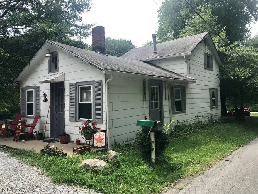 Farmhouse on beautiful lot is currently used as a rental property. Long term (7 years+). Tenants are on a month to month at $540.00 paying their own utilities and would like to stay. New well drilled in 2017, septic pumped in 2016. House has 2-3 bedrooms, and is in fair condition for age. Built in 1873. Updated electric. Furnace 2011. Value is in land. CASH ONLY.