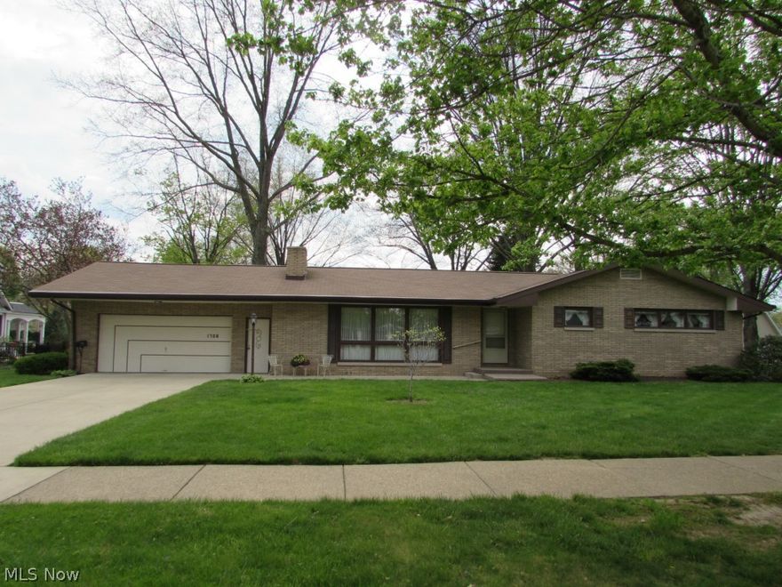Sprawling ranch style home in a desirable area of Dover. Solid built brick with Foyer area steps down to large living room w/ Full brick wall fireplace. Two spacious bedrooms w/ dbl closets-2 Full baths on main floor. Three season Sun Room looks out to level 1/2 acre lot. Clean & Neat! Updated furnace w/ air cleaner, humidifier, HW tank, Electrical & A/C.