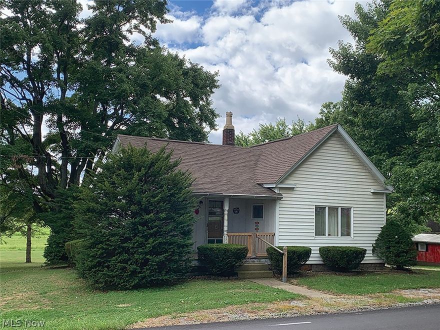 Good Cape-Cod Home – Small Barn – Good Garage – Etc. - 1.44 Acres – United Local Schools - ABSOLUTE AUCTION, all sells to the highest bidder on location: TUESDAY – SEPTEMBER 29, 2020 – 5:30 PM. Well-kept, vinyl-sided two-bedroom home with birch eat-in applianced kitchen, large living room, two bedrooms and full bath – basement with modern FA gas furnace and central air – softener, drilled well and septic. Very good detached two-car block garage with opener & workbenches with 2 rear additions with wood and tool shop – gas and wood heat. Two-story barn with 2 wing additions for additional storage. Open pavilion car port with lots of storage room. Numerous shade trees – huge rear yard – very nice property. Lovely lot. Open for viewing at 4:00 PM sale day or by appointment. TERMS ON REAL ESTATE: 10% down auction day, balance due at closing. A 10% buyer’s premium will be added to the highest bid to establish the purchase price. Any desired inspections must be made prior to bidding. All info