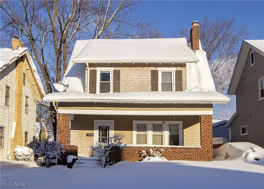 This home is in the mix of the constantly improving Cuyahoga Falls area. Just a short distance from Front Street and the Portage Crossings the new home buyers can enjoy shopping, entertainment and fitness center options. This Colonial home features three bedrooms and one bathroom as well as spacious living room and dining room to entertain guests. The front porch allows for nice outdoor relaxation depending on the ever changing Ohio weather. Central air has been added to the home amongst other updates such as a newer hot water tank circa 2015 and a new roof (tear off) circa 2011.