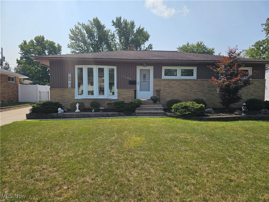 This stunning ranch style house features 3 bedrooms and 2 full baths. Completely renovated to offer a modern living experience. The home boasts new flooring through out. A gorgeous brand new kitchen with granite counter tops, new appliances and a garbage disposal. The fabulous family room has a wood-burning fireplace, perfect for cozy gatherings. New light fixtures throughout. The HVAC system was updated in 2025, along with the electrical panel and plumbing. Enjoy the ambiance of recessed lighting and freshly painted walls. Full basement also includes a full bath. Additional highlights include a bonus greenhouse and an amazing backyard.